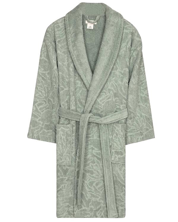 Aquatic Turtle Robe - Sage