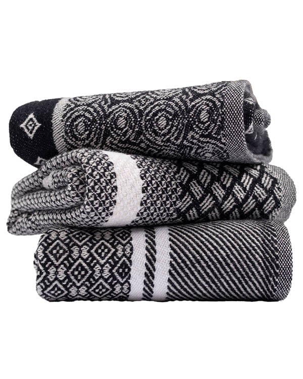 Cassia Kitchen Towel Bundle - Assorted 3 Pack