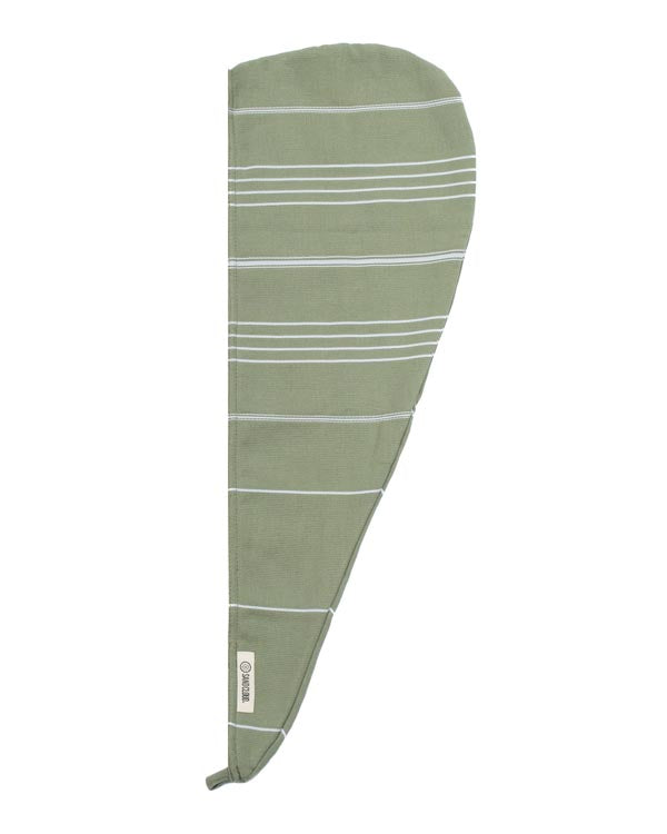 Classic Hair Towel - Hedge Green
