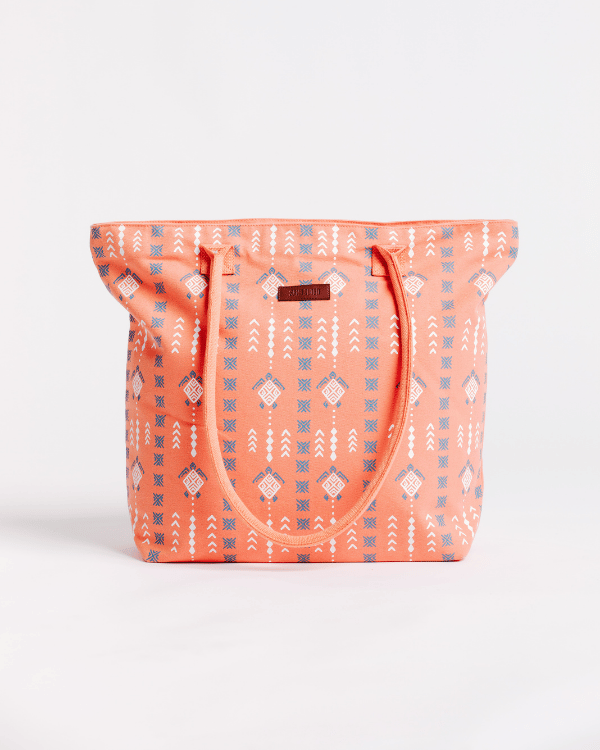 Diamond Mudcloth Beach Tote